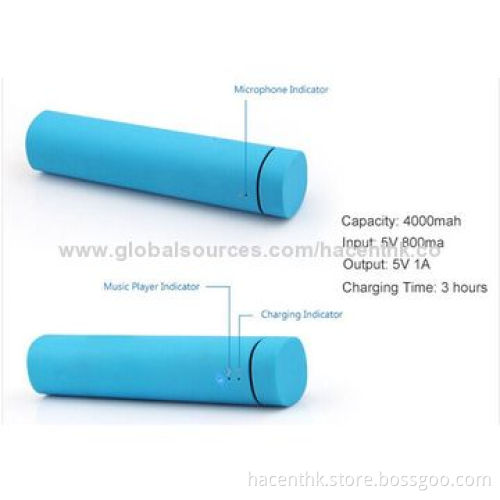 4-in-1 power bank with Bluetooth speaker